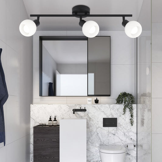 Medidas Regleta 3 Luces Opal Negra Mate AJP/Alemar Ref. 11119 - luzguru.com