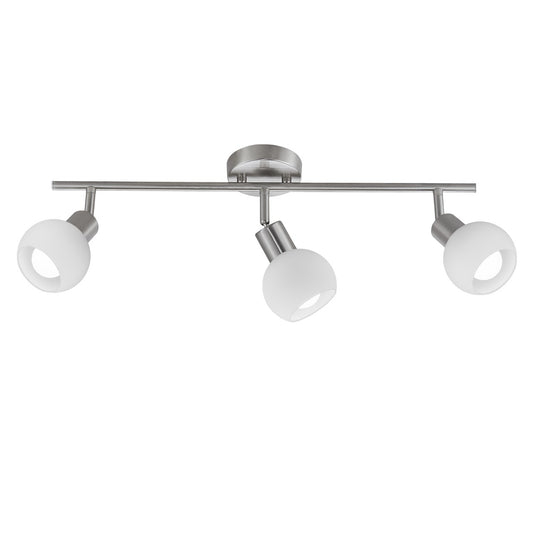 Regleta Opal 3 Luces E-14 AJP / Alemar - Níquel Satinado | AJP / Alemar