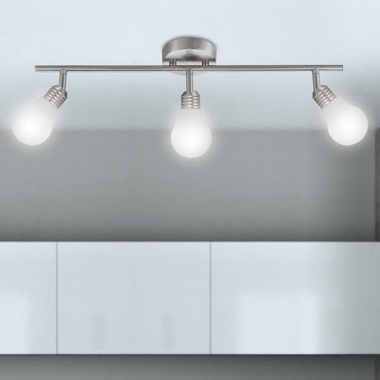 Medidas Regleta Sique 3 Luces Níquel Satinado AJP/Alemar Ref. 10720 - LuzGuru