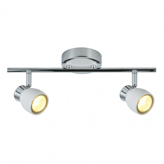 Regleta de Focos Orientables Chacho 2xGU10 Blanco Fabrilamp - imagen 2 | Fabrilamp / Abrila