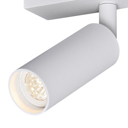 Regleta Slim fabricada en Aluminio color Blanco Arenado