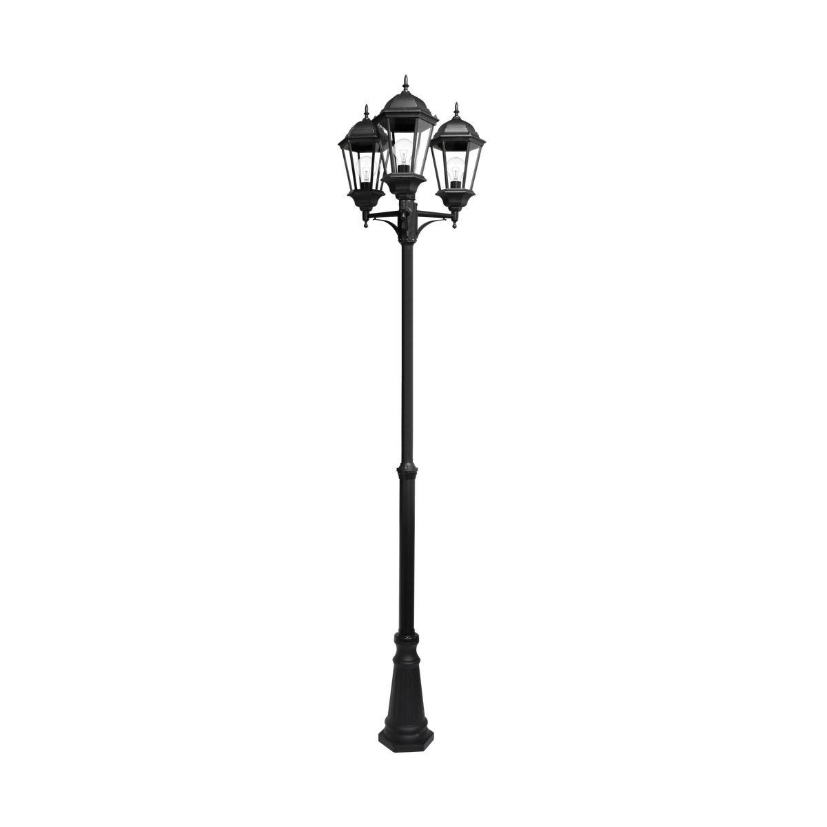 Farola Exterior Regulus 3 Luces E27 230 cm Fabrilamp - vista principal | Fabrilamp / Abrila · Ref. 149743009