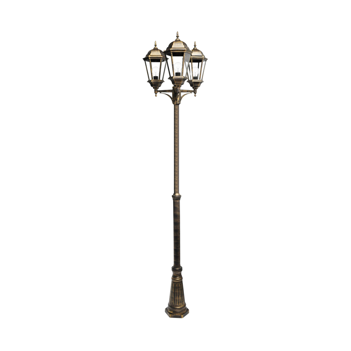 Farola Exterior Regulus 3 Luces E27 230 cm Fabrilamp - vista principal | Fabrilamp / Abrila · Ref. 149743016