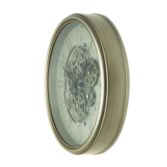 Reloj de Pared Atarfe 40 cm Engranajes Oro Rústico Fabrilamp - imagen 2 | Fabrilamp / Abrila