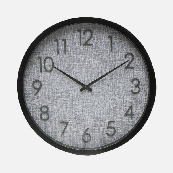 Reloj de Pared Higueron 50 cm Negro y Gris Movimiento Continuo Fabrilamp - imagen 3 | Fabrilamp / Abrila