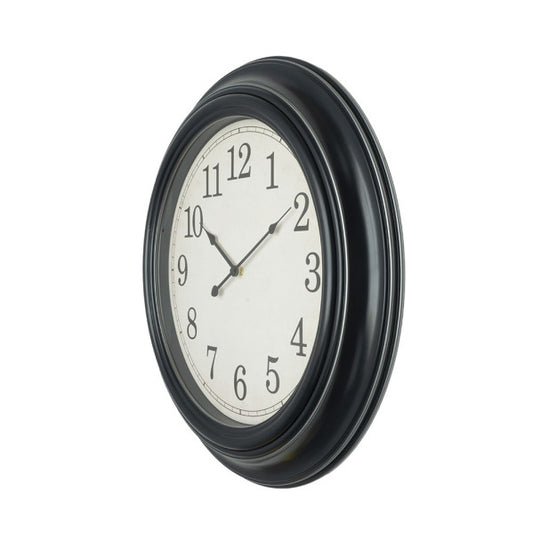 Reloj de Pared Iniko 61 cm Negro y Plata Agujas Retro Fabrilamp - imagen 2 | Fabrilamp / Abrila