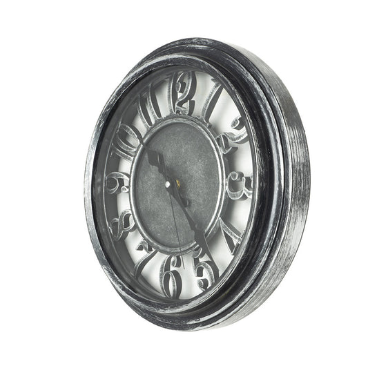 Reloj Limbo fabricado en Cristal color Negro/Plata