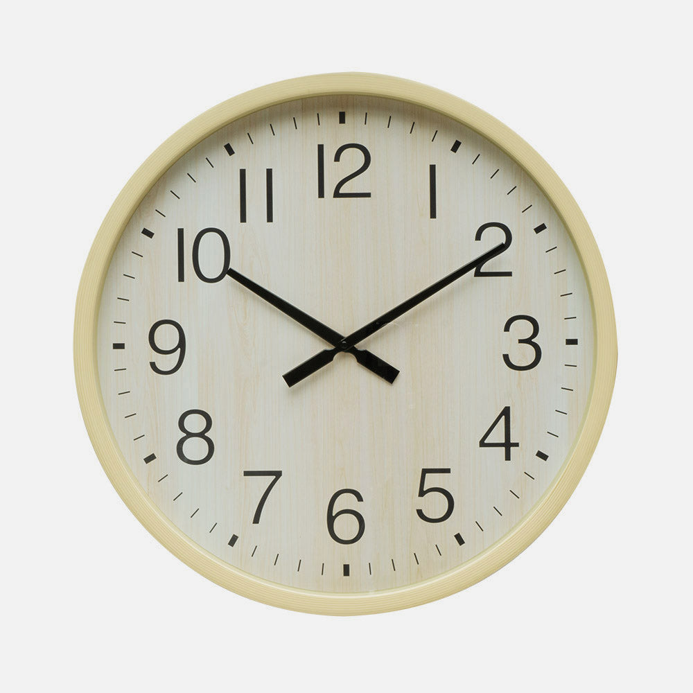 Reloj de pared con movimiento continuo silencioso