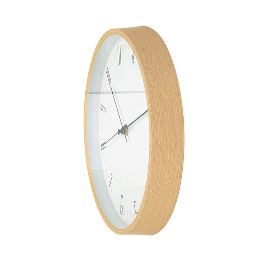 Reloj Spider fabricado en cristal y policarbonato, color blanco