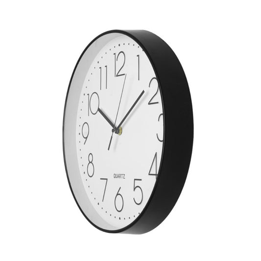 Reloj de pared Tiempo Negro 30cm de Fabrilamp - Detalle del mecanismo