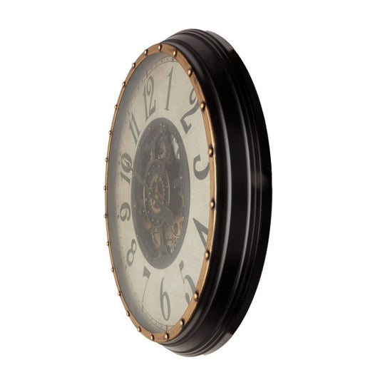 Reloj de Pared Treviso 83 cm Engranajes Oro/Negro Fabrilamp - imagen 2 | Fabrilamp / Abrila