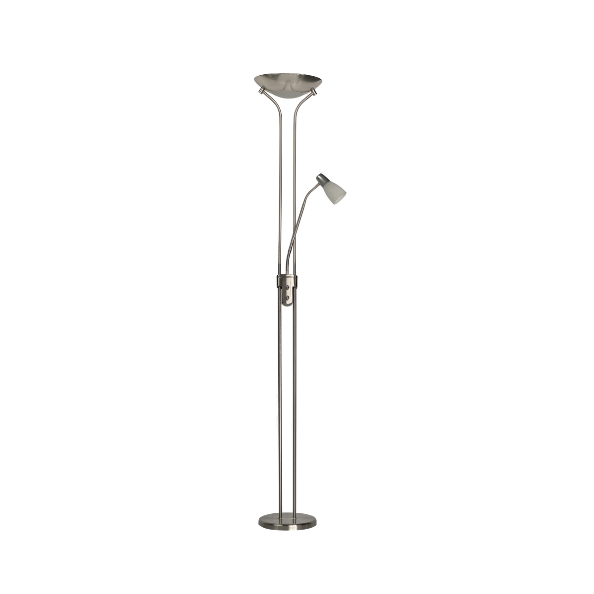 Lámpara de Pie de Salón Ross 180 cm con Lector Fabrilamp - vista principal | Fabrilamp / Abrila · Ref. 136243003