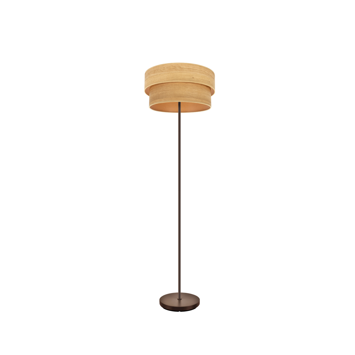 Lámpara de Pie Smile Doble Pantalla 162 cm Fabrilamp - vista principal | Fabrilamp / Abrila · Ref. 175341085