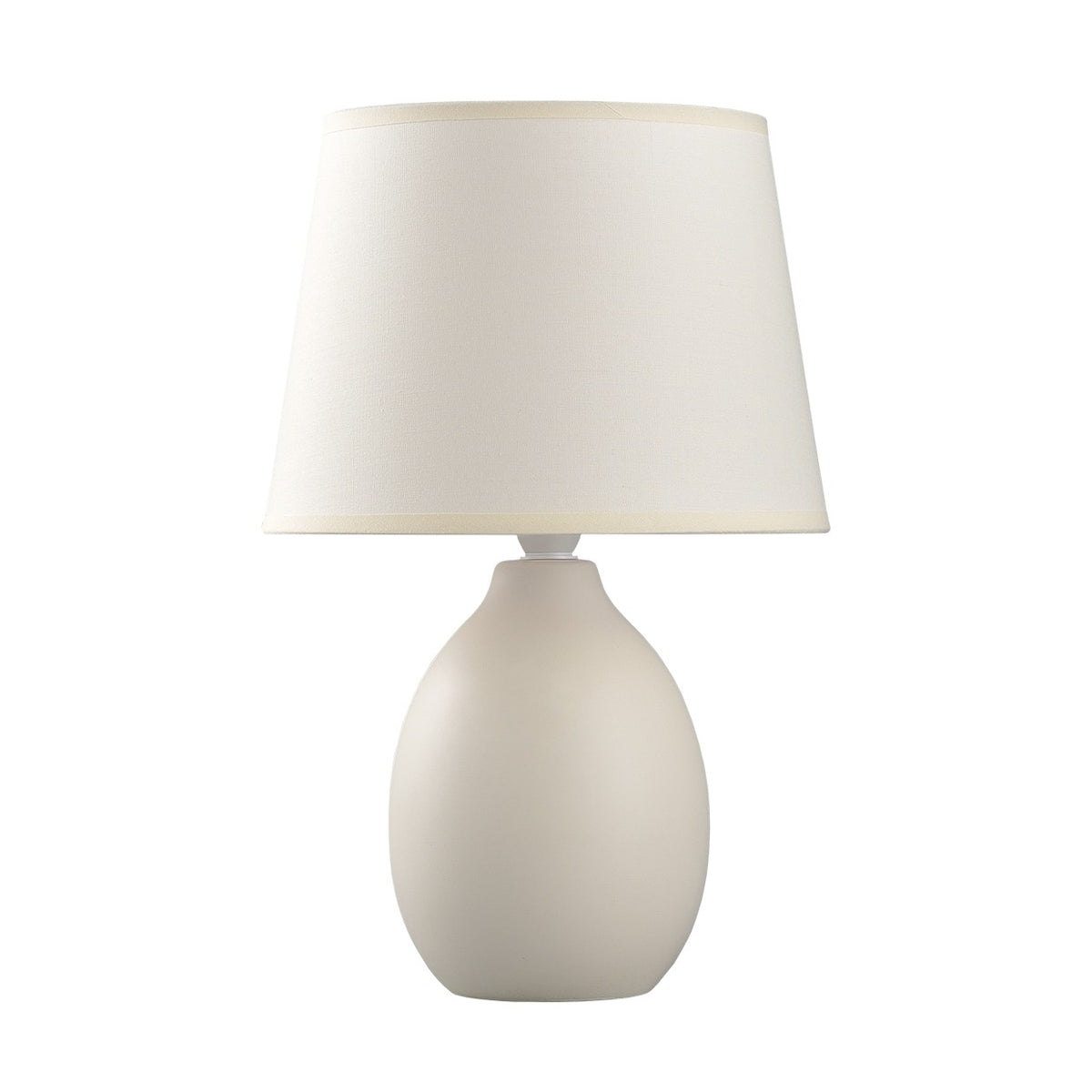 Lámpara de Sobremesa Preston 33 cm Cerámica Beige AJP - vista principal | AJP / Alemar