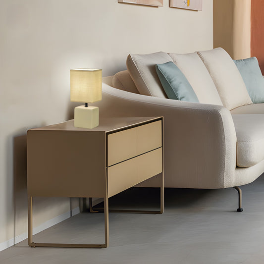 Medidas Sobremesa Glen Amarilla 40W E-14 Ref. 11690 AJP/Alemar - LuzGuru