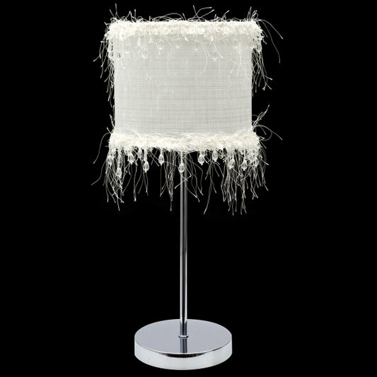 Lámpara de Sobremesa Hilos 42,5 cm Blanco Vintage Fabrilamp - imagen 2 | Fabrilamp / Abrila