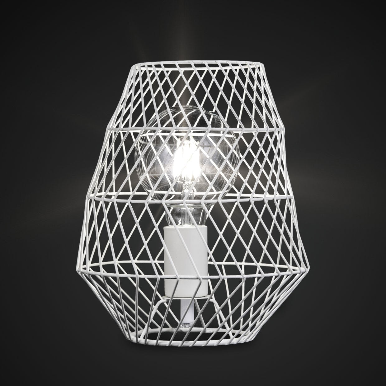 Medidas lámpara sobremesa Mursi Marfil AJP/Alemar (Ref. 10750) - LuzGuru.