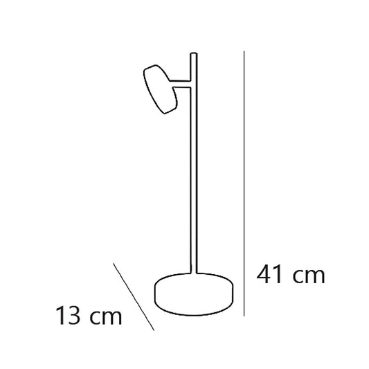 Medidas Sobremesa Natal LED 5W Cálida AJP/Alemar Ref. 10509 - luzguru.com
