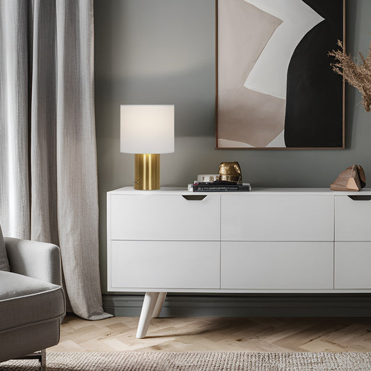 Sobremesa Oria Latón AJP/Alemar Ref. 11629 - Medidas detalladas. Luzguru.com