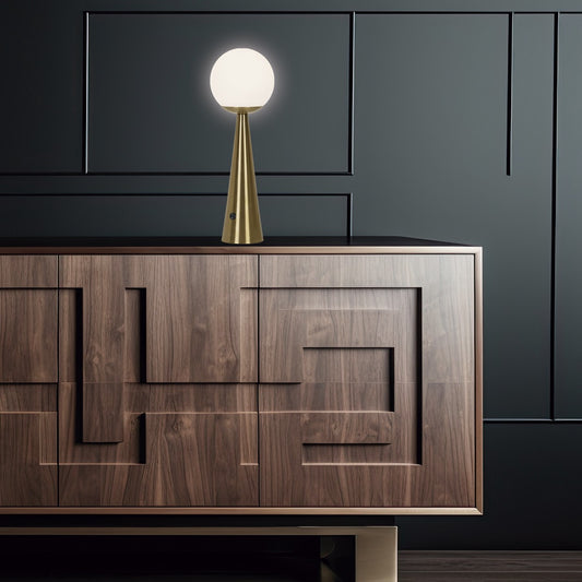 Medidas Sobremesa Patrick Latón-Opal AJP/Alemar Ref. 11266 - LuzGuru.com