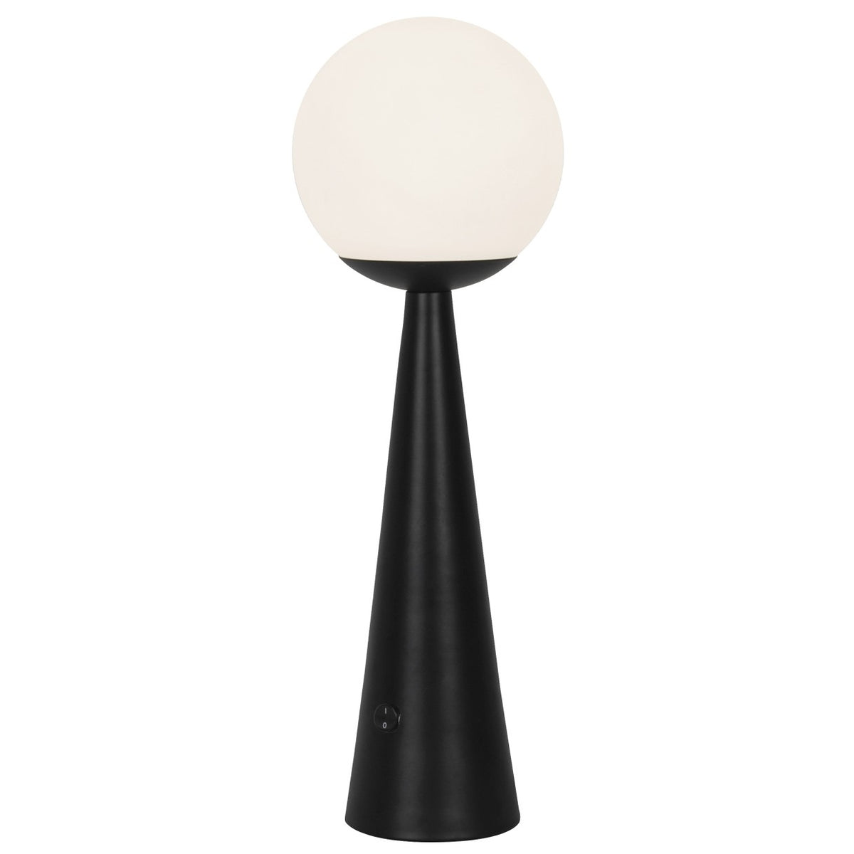 Lámpara de Sobremesa Patrick 1 Luz E-27 AJP / Alemar - Negro / Opal | AJP / Alemar
