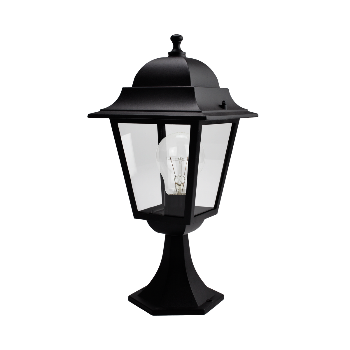 Sobremuro y Farola Exterior Spica Negro – vista principal · Ref. 149271009