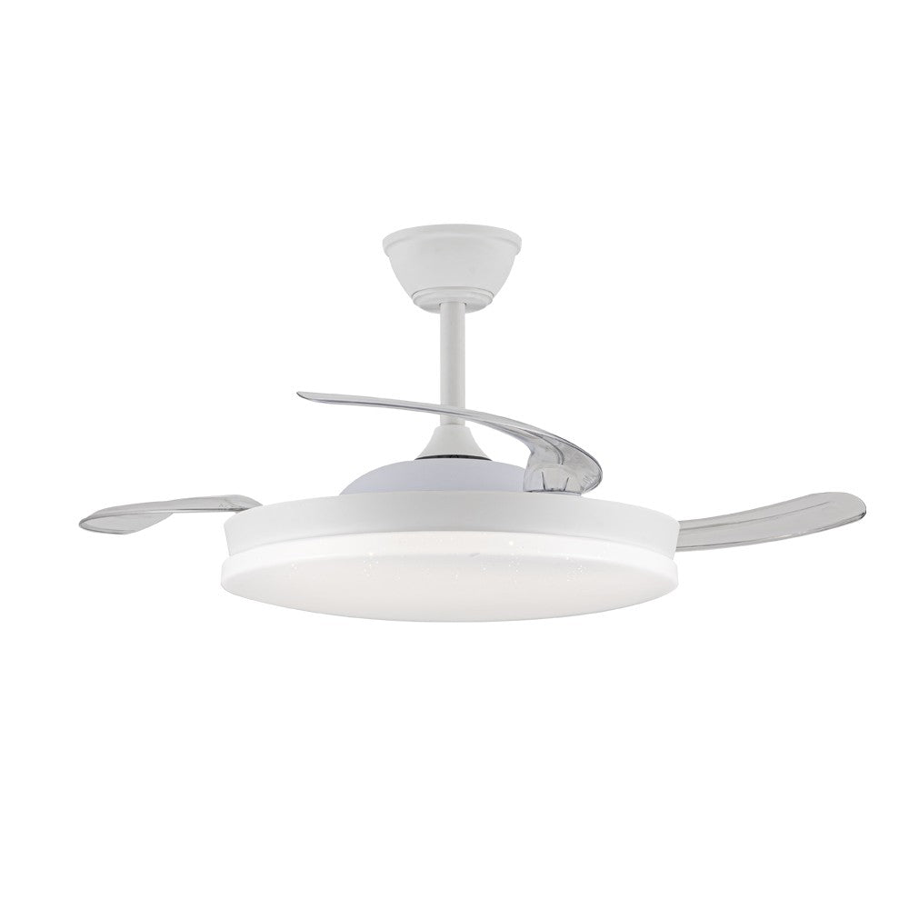 Elegante ventilador de techo ideal para dormitorio