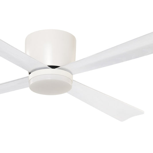 Ventilador Surat fabricado en ABS color Blanco con aspas de Contrachapado