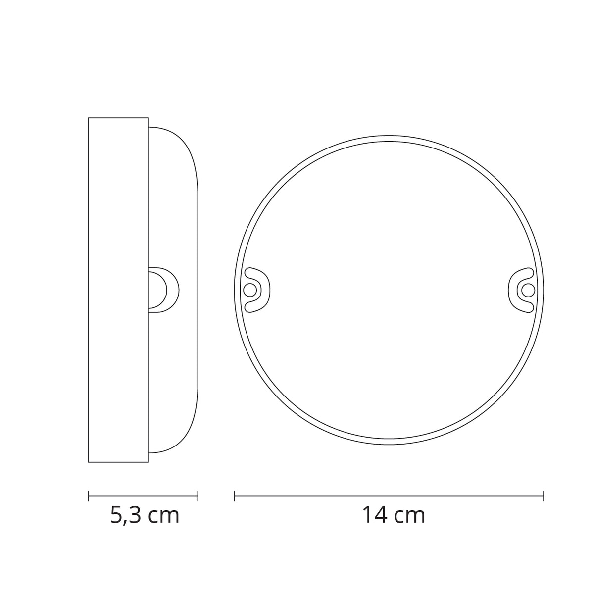 Plafón de Techo Surf ecovision Blanco – detalle · Ref. 2140103