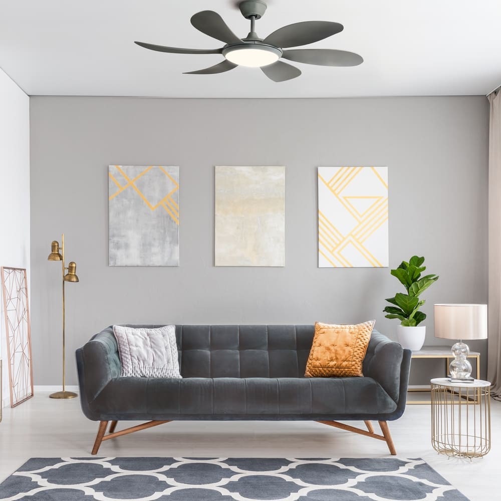 Ventilador moderno y funcional ideal para dormitorio