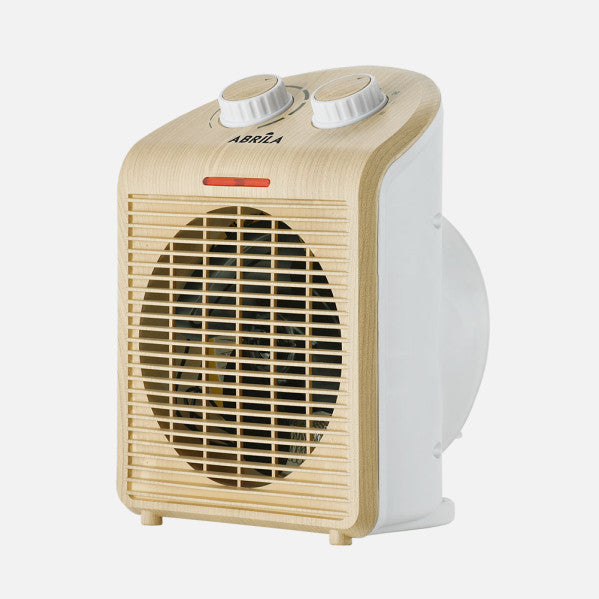 Termoventilador Eléctrico Ferry 2000W Blanco/Haya Fabrilamp - Vista frontal principal en fondo blanco | LuzGurú