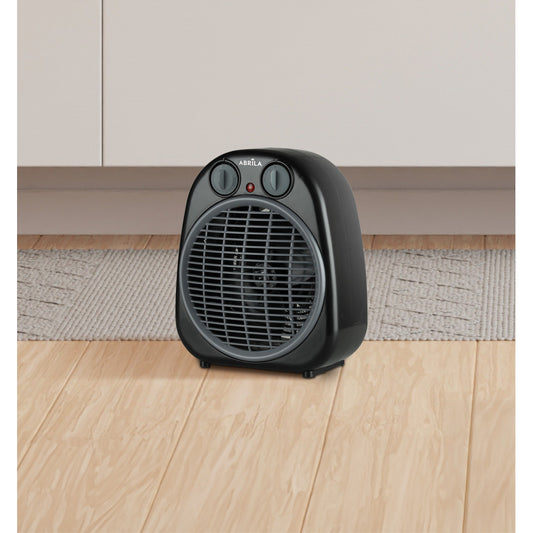 Termoventilador Fogata fabricado en Metal color Negro/Gris