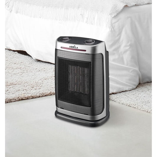 Termoventilador Fogon fabricado en Metal color Plata