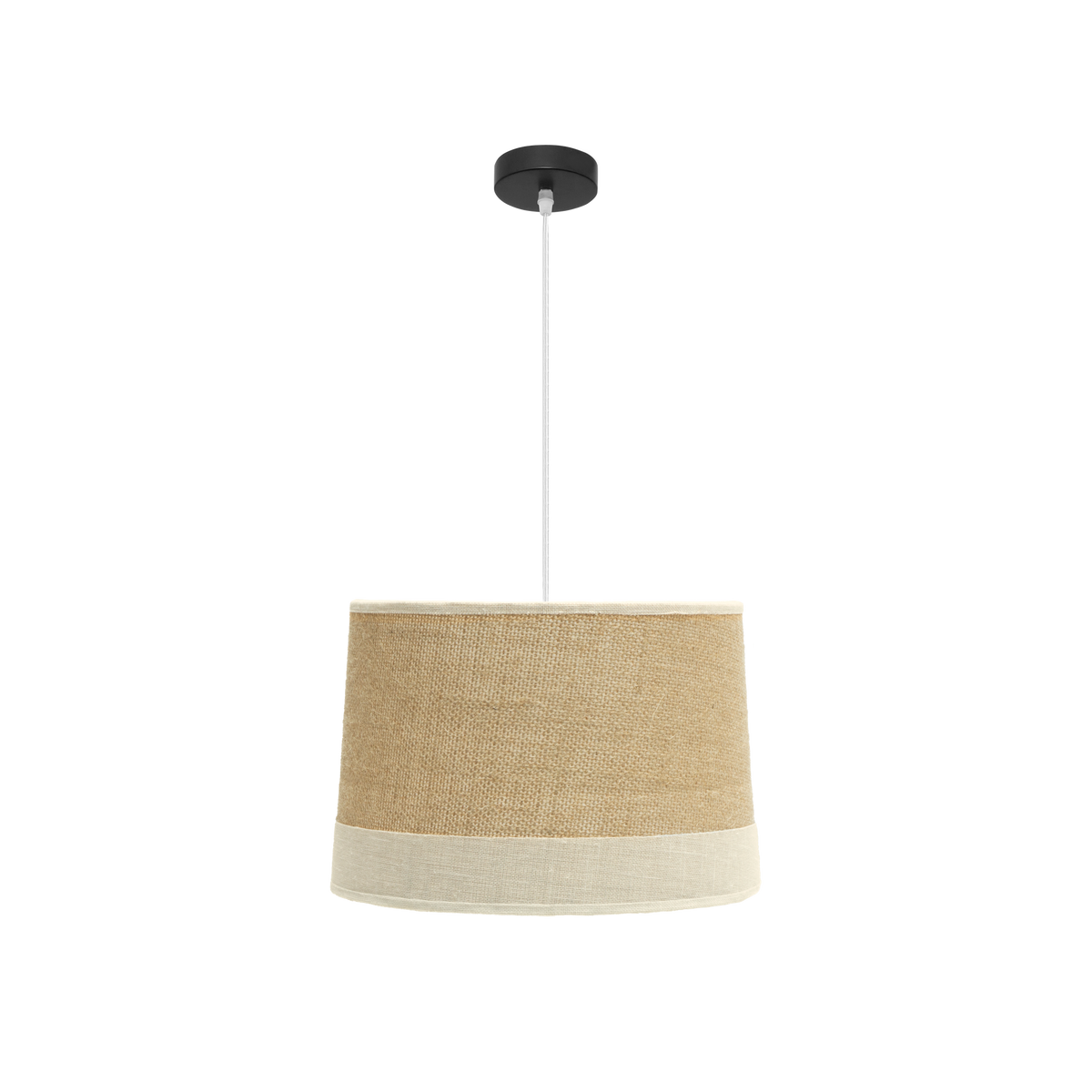 Lámpara Colgante Tietar 40 cm Tejido Fabrilamp - vista principal | Fabrilamp / Abrila · Ref. 186694015