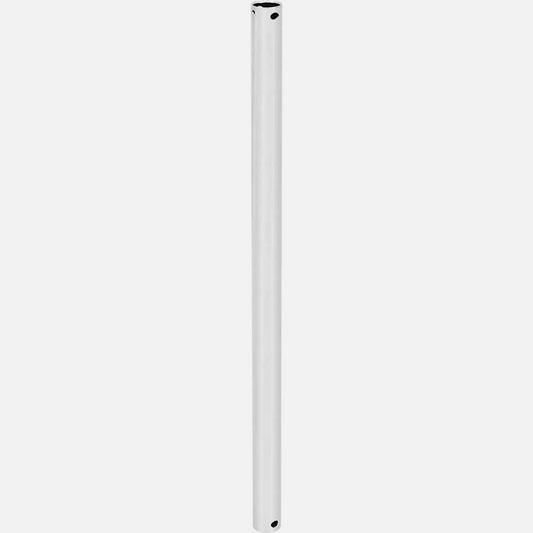 Tija de extensión fabricada en metal color blanco para ventilador de techo