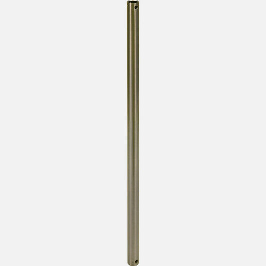 Tija de Extensión para Ventilador de Techo 50 cm Cuero Fabrilamp instalada en ambiente decorativo de salón o dormitorio | Fabrilamp / Abrila