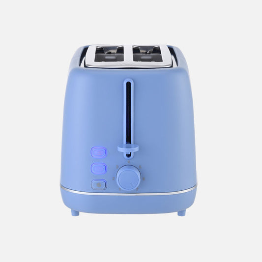 Tostador de Pan Coffee 930 W Azul 2 Rebanadas Fabrilamp instalada en ambiente decorativo de salón o dormitorio | Fabrilamp / Abrila