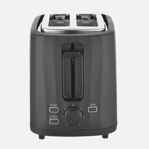 Tostador de Pan Ficus 930 W Negro 2 Ranuras Fabrilamp encendida con proyección de luz y ambiente | LuzGurú
