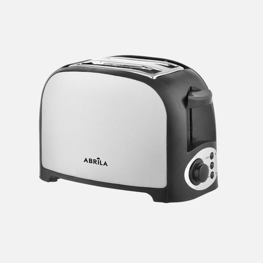 Tostador de Pan Riaza 750 W Negro y Plata Fabrilamp instalada en ambiente decorativo de salón o dormitorio | Fabrilamp / Abrila