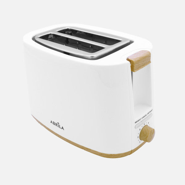 Tostador de Pan Ulla 750 W Blanco/Haya Fabrilamp encendida con proyección de luz y ambiente | LuzGurú