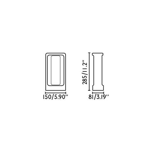 Sobremuro y Farola Exterior 7557 28,5 cm / 2700K – vista 2 · Ref. 75550