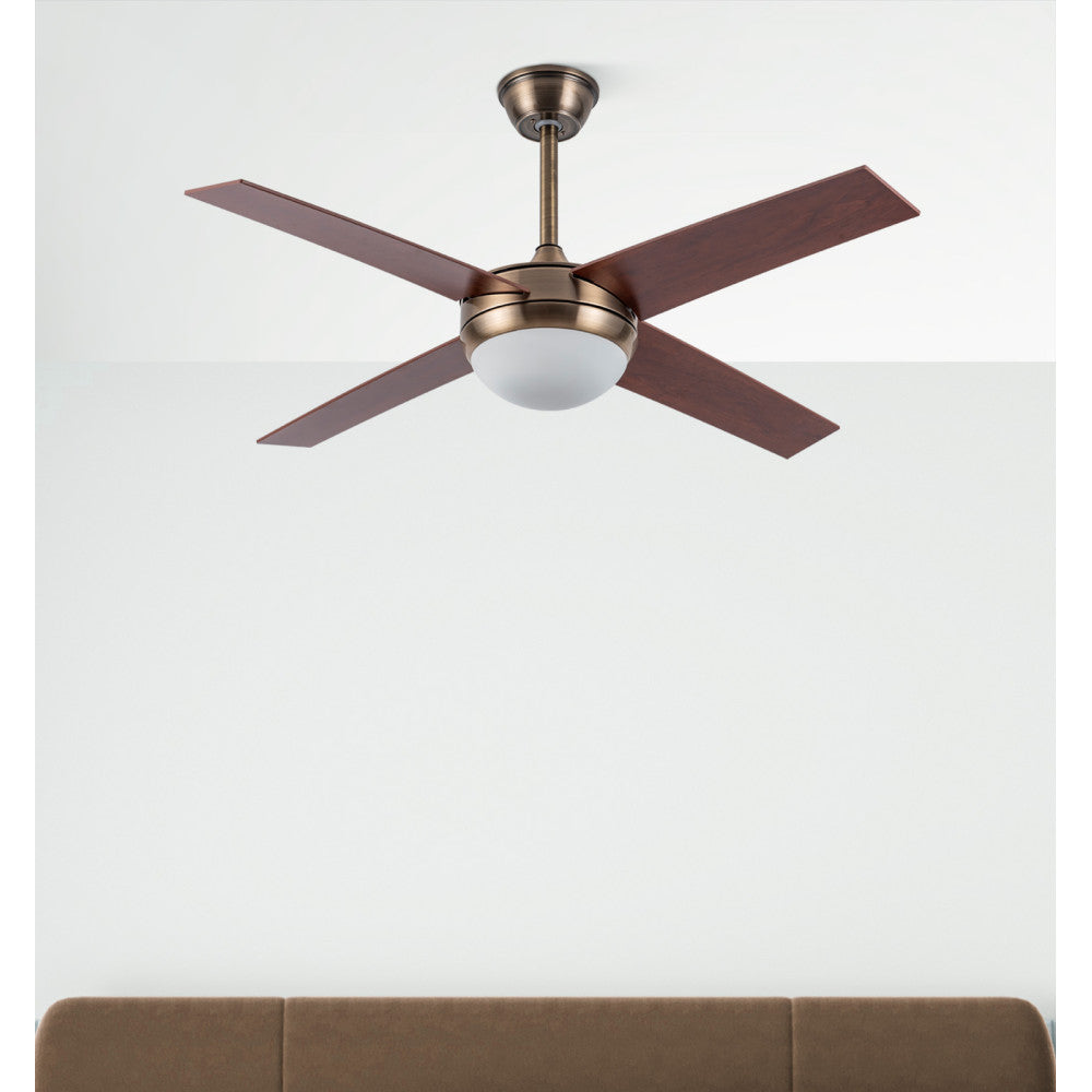 Ventilador de techo con motor DC y 6 velocidades ajustables