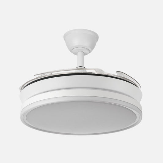 Ventilador de Techo Bayomo 91 cm con Aspas Retráctiles y LED Blanco Fabrilamp - imagen 2 | Fabrilamp / Abrila