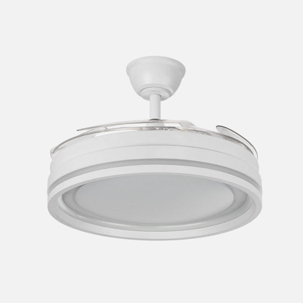 Ventilador de Techo Cerrato 107 cm Aspas Retráctiles y LED Blanco Fabrilamp - imagen 2 | Fabrilamp / Abrila