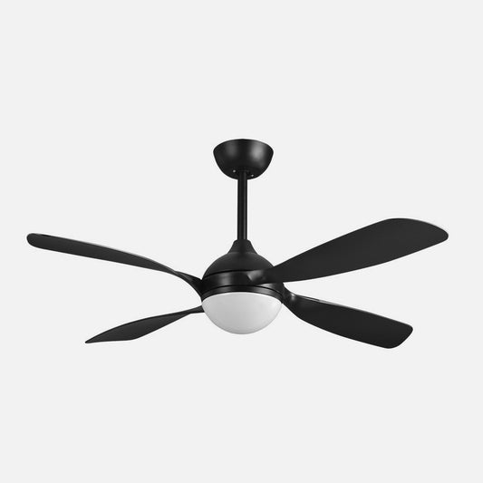 Ventilador Livorno fabricado en Metal color Negro con aspas de MDF