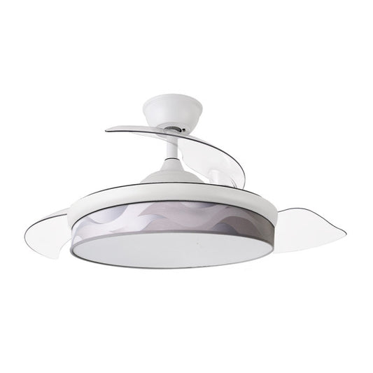 Ventilador de Techo con Luz MODA 108 cm Aspas Retráctiles Blanco Fabrilamp - imagen 2 | Fabrilamp / Abrila