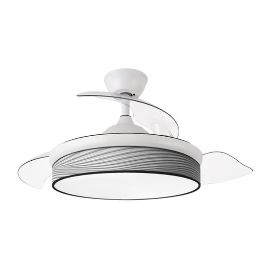 Ventilador de Techo con Luz MODA 91 cm Aspas Retráctiles Blanco Fabrilamp - imagen 2 | Fabrilamp / Abrila