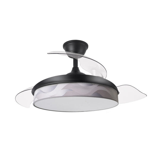 Ventilador de Techo con Luz Moda 91 cm Aspas Retráctiles Negro Fabrilamp - imagen 2 | Fabrilamp / Abrila