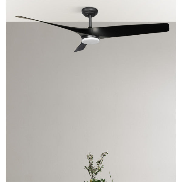 Ventilador de Techo con Luz NIGER 132 cm LED 22W 2180 lm CCT Negro Abrila - vista principal | Fabrilamp / Abrila · Ref. 211591309