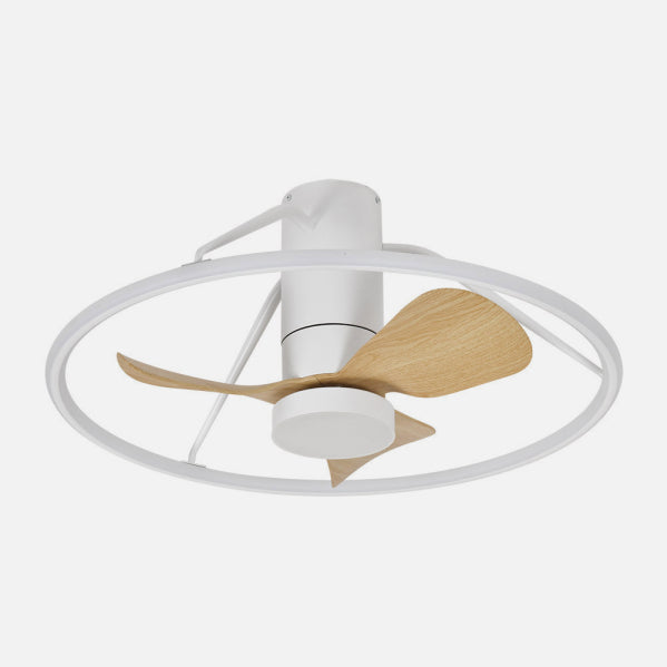Ventilador de Techo con Luz LED Oporto 66 cm Blanco y Haya Fabrilamp - imagen 3 | Fabrilamp / Abrila